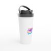 Mug de voyage blanc villes du Tibet Mug de voyage blanc villes du Tibet