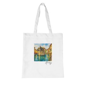 Sac fourre-tout bio Annecy Sac fourre-tout bio Annecy, coloris Blanc