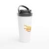 Mug de voyage blanc villes de Grèce Mug de voyage blanc villes de Grèce