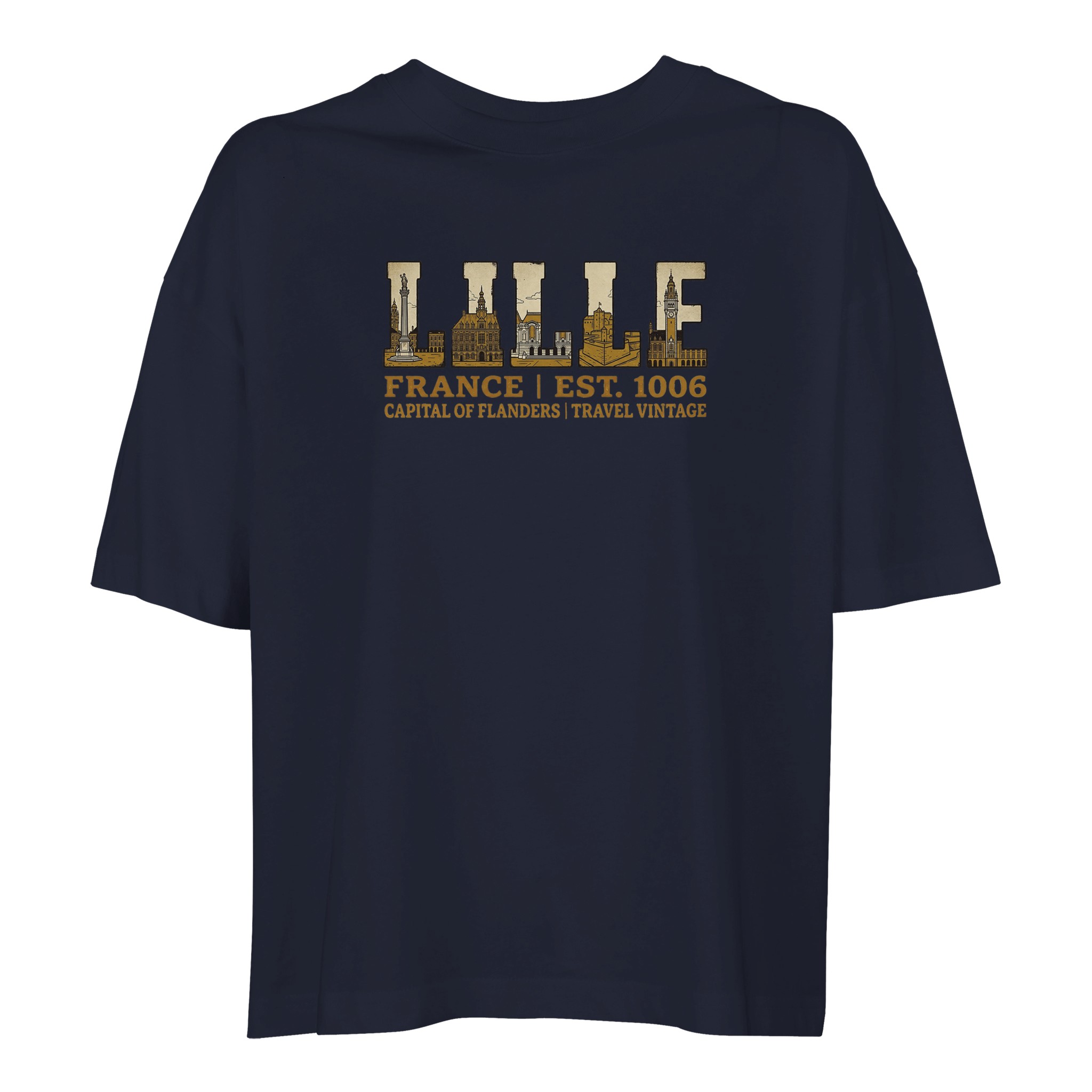 T-shirt Lille femme ample coton bio éco-responsable T-shirt Lille femme ample coton bio éco-responsable