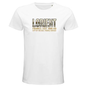 T-shirt Lorient homme bio ajusté T-shirt Lorient homme bio ajusté