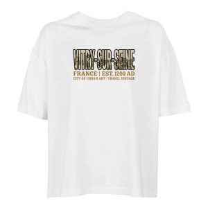 T-shirt Vitry-sur-Seine femme ample coton bio T-shirt Vitry-sur-Seine femme ample coton bio