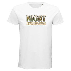 T-shirt Niort homme bio ajusté T-shirt Niort homme bio ajusté