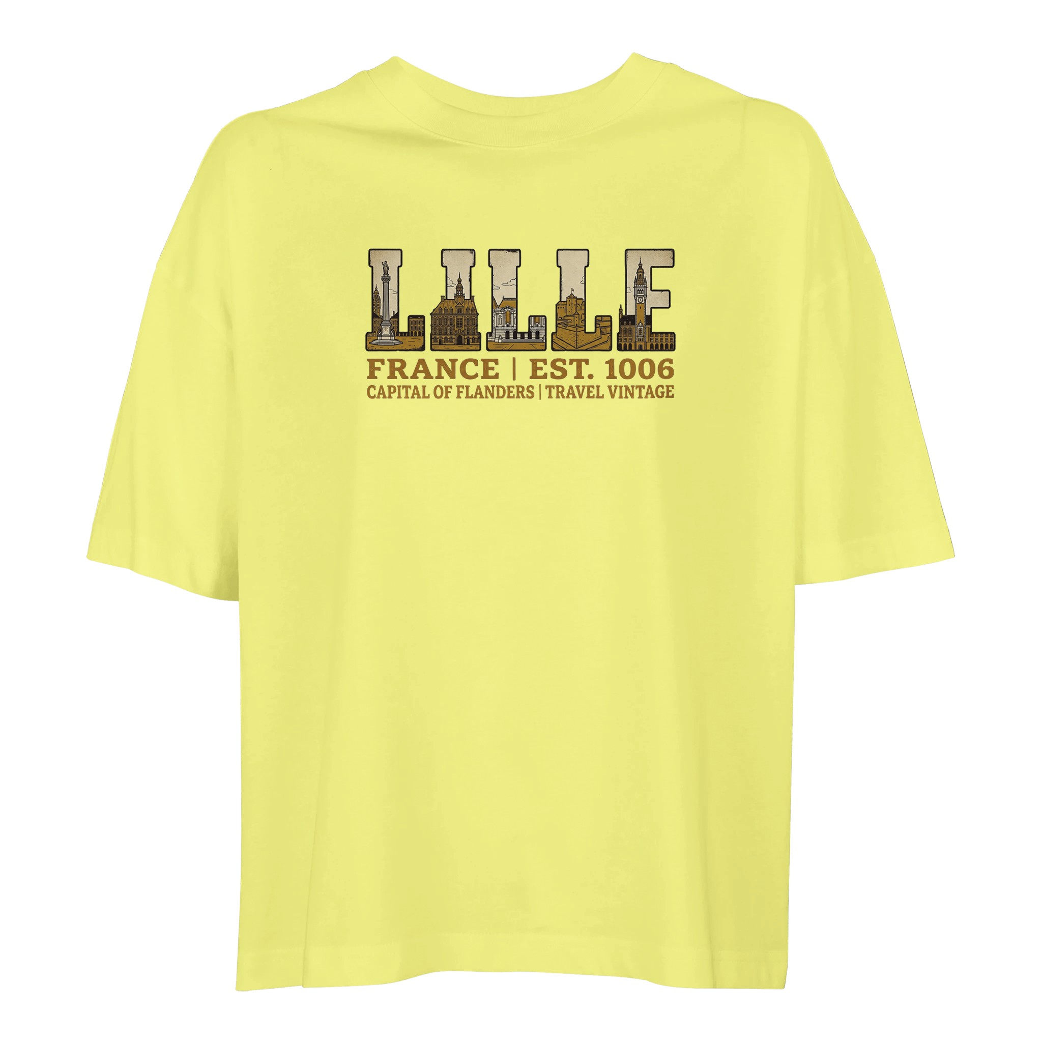 T-shirt Lille femme ample coton bio éco-responsable T-shirt Lille femme ample coton bio éco-responsable