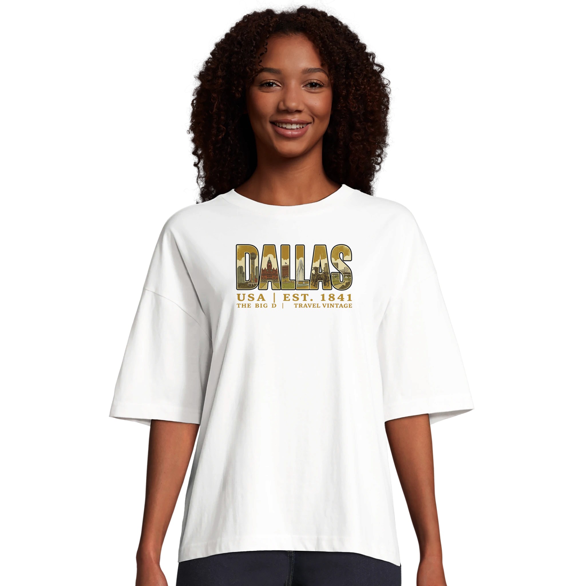 T-shirt Dallas femme ample coton bio conversion T-shirt Dallas femme ample coton bio conversion, photo 6