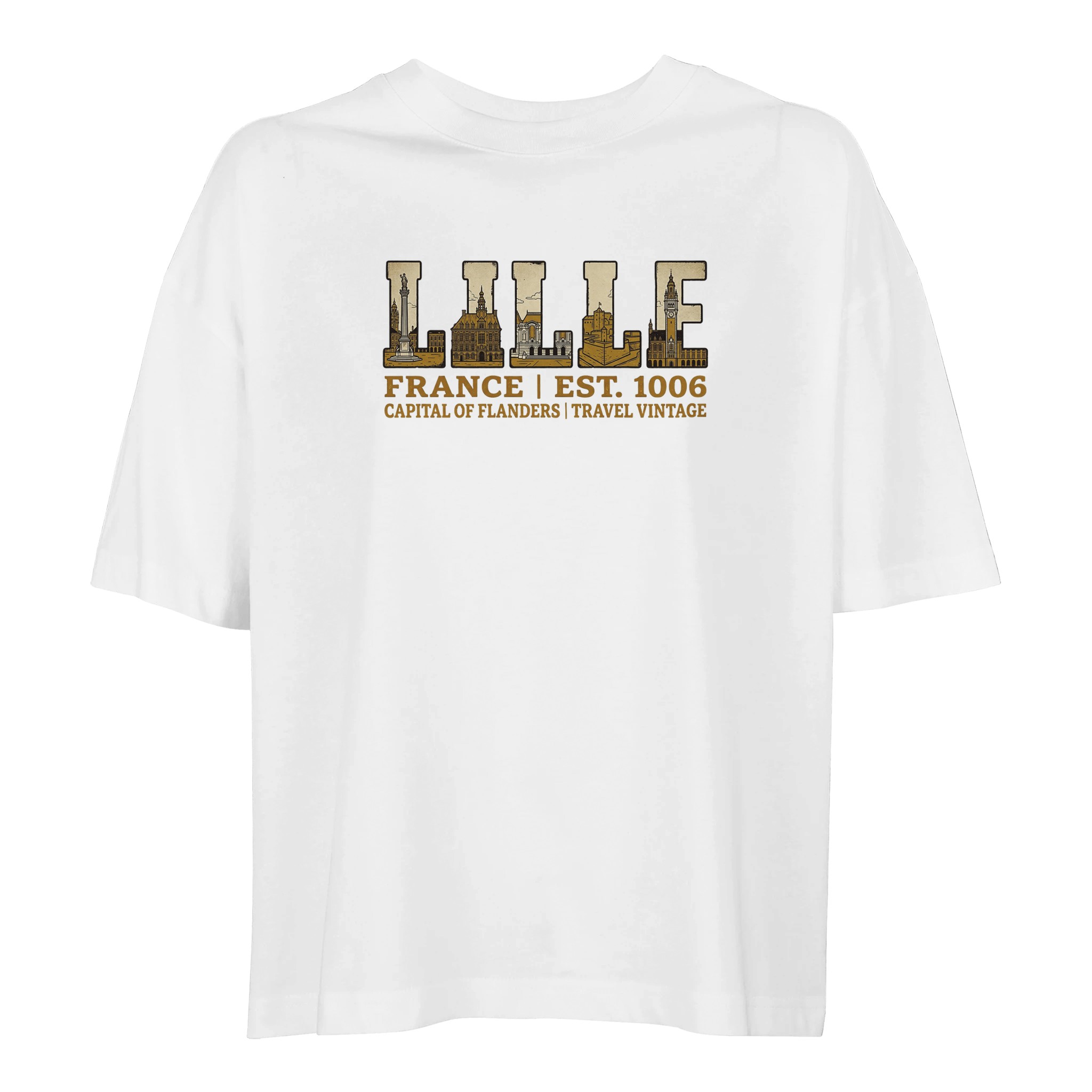 T-shirt Lille femme ample coton bio éco-responsable T-shirt Lille femme ample coton bio éco-responsable