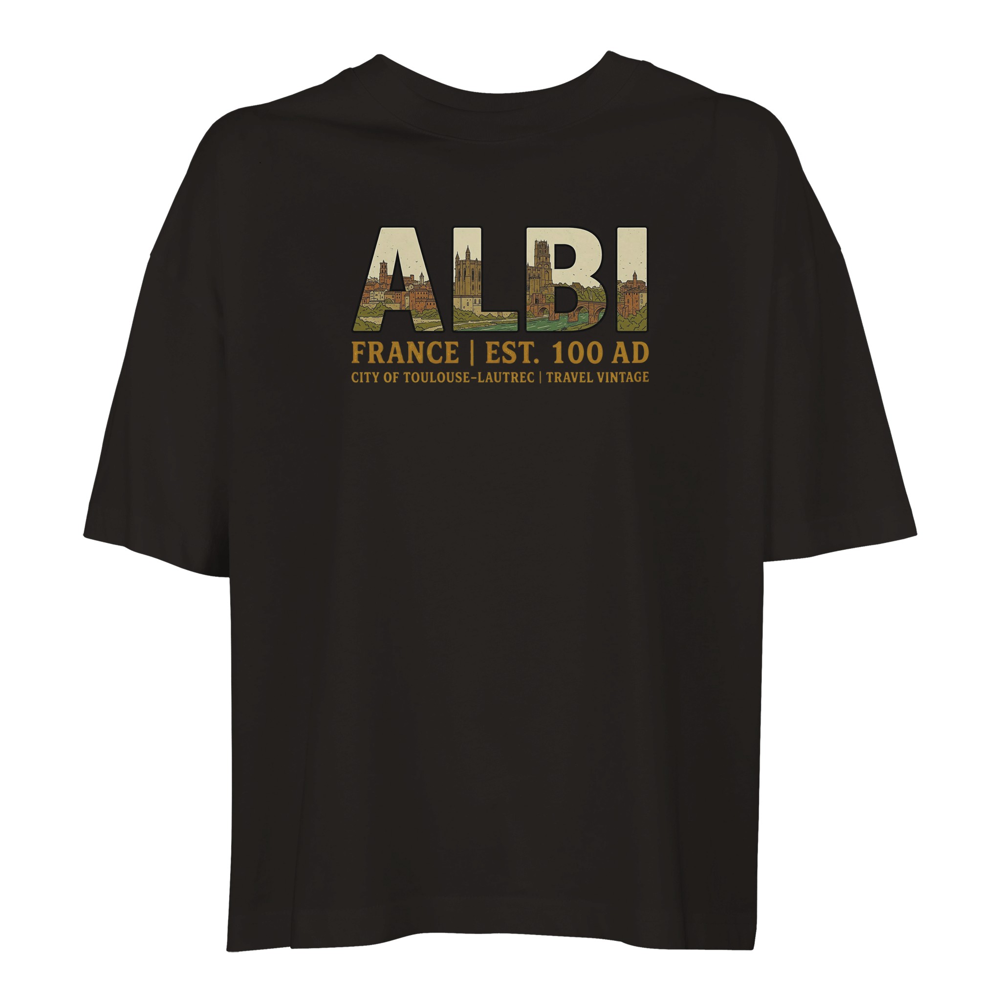 T-shirt Albi femme ample coton en conversion bio T-shirt Albi femme ample coton en conversion bio