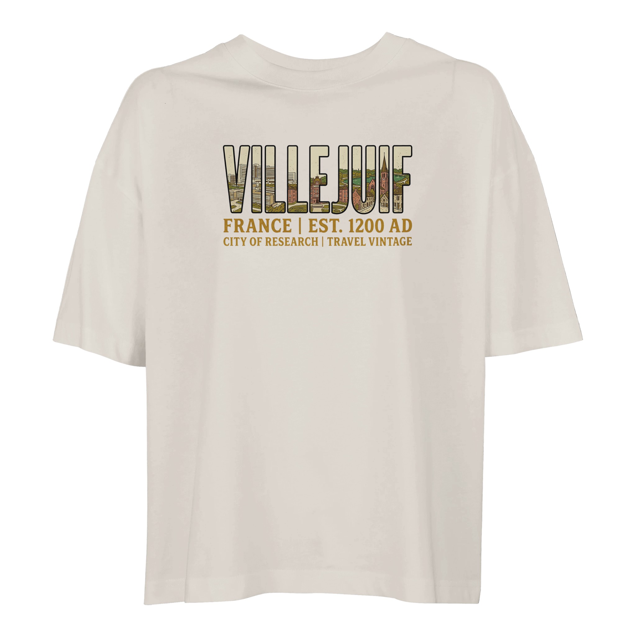 T-shirt Villejuif femme ample coton bio T-shirt Villejuif femme ample coton bio