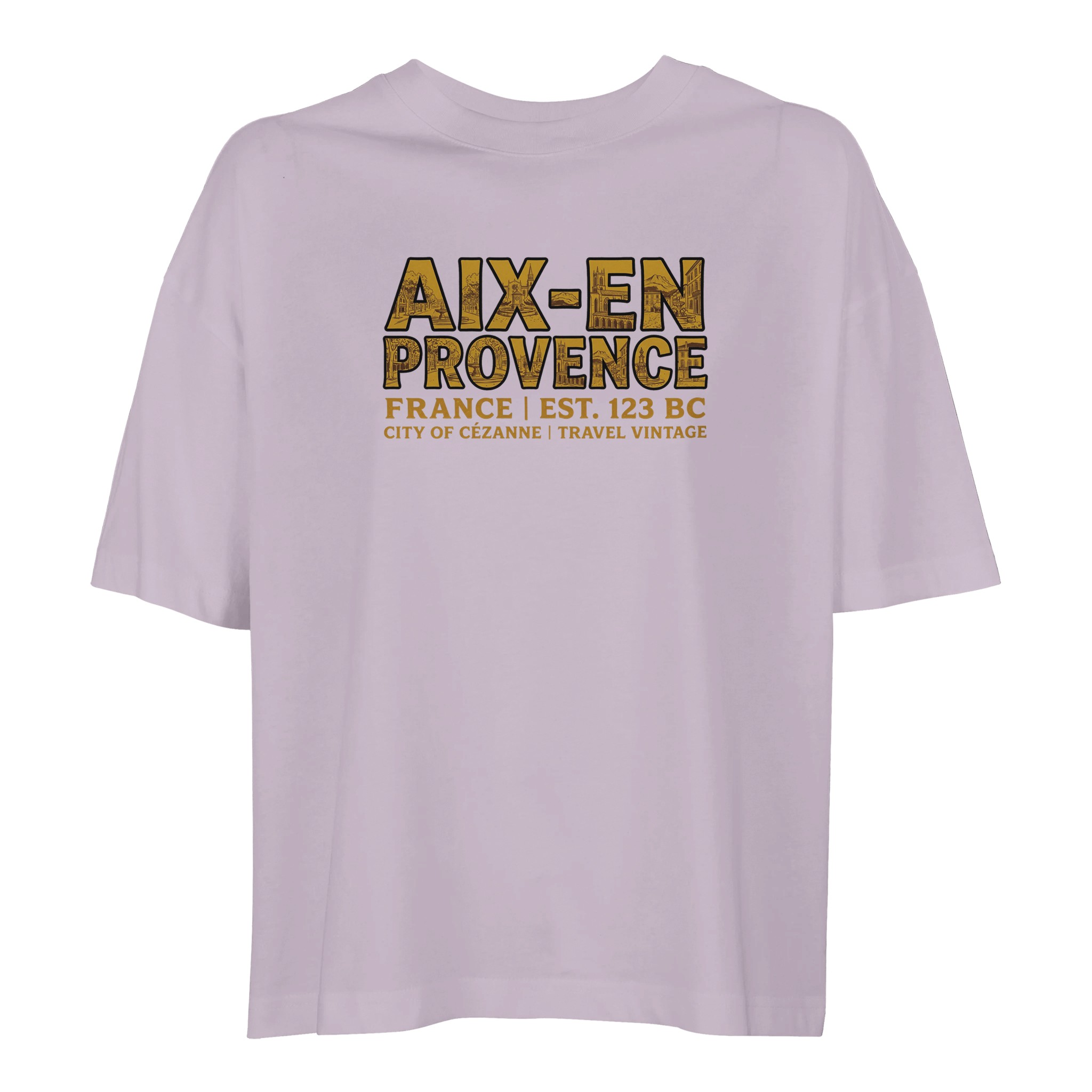 T-shirt Aix-en-Provence femme ample coton bio T-shirt Aix-en-Provence femme ample coton bio