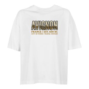 T-shirt Avignon femme ample coton bio ville T-shirt Avignon femme ample coton bio ville