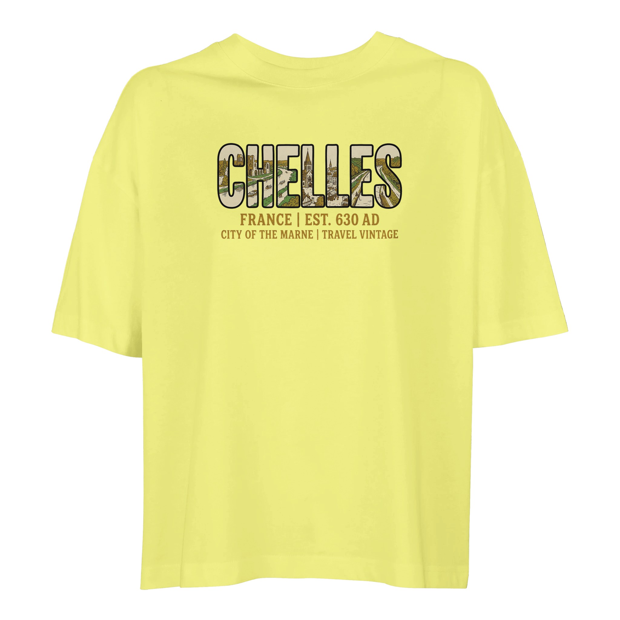 T-shirt Chelles femme ample coton bio ville tendance T-shirt Chelles femme ample coton bio ville tendance