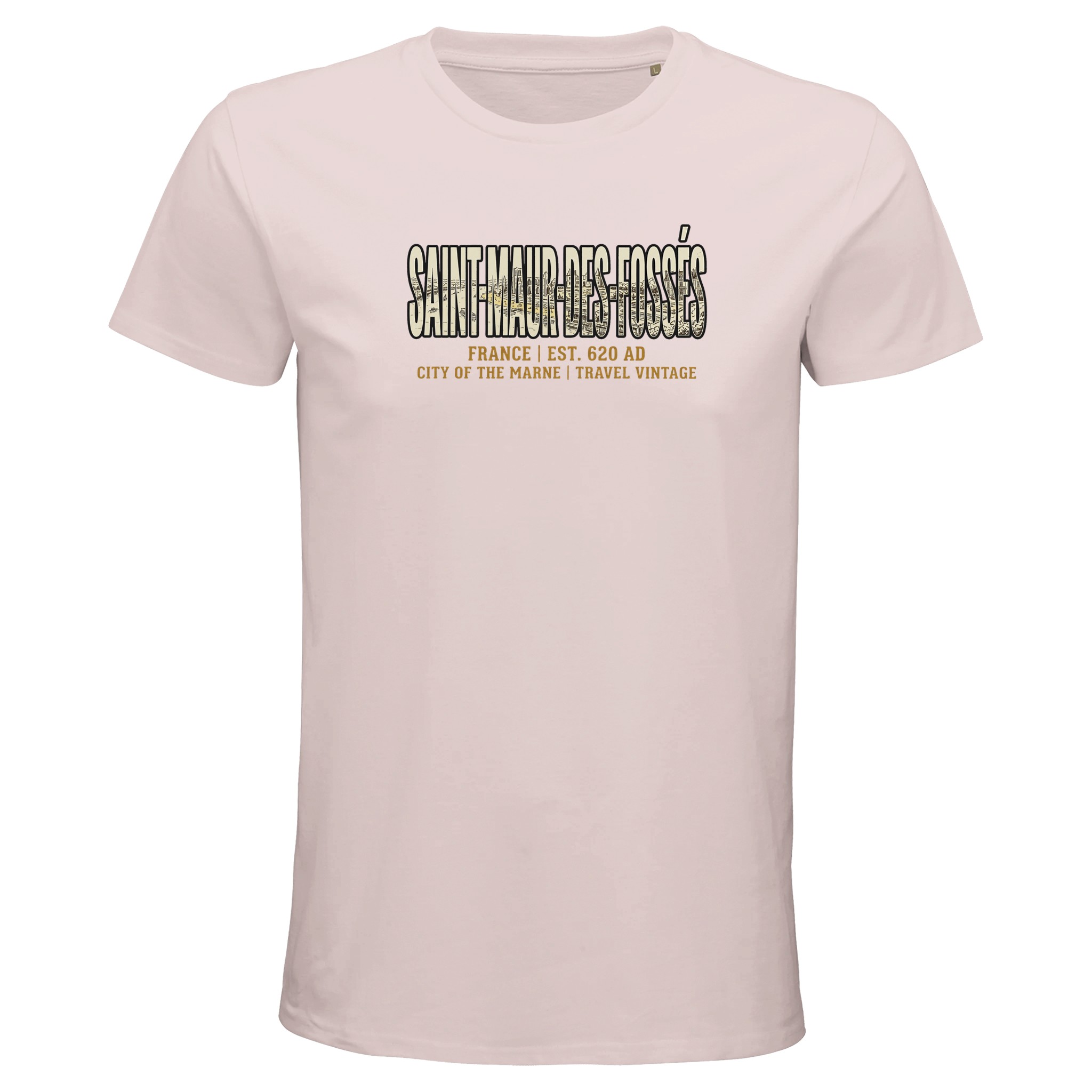 T-shirt Saint-Maur-des-Fossés homme bio ajusté T-shirt Saint-Maur-des-Fossés homme bio ajusté