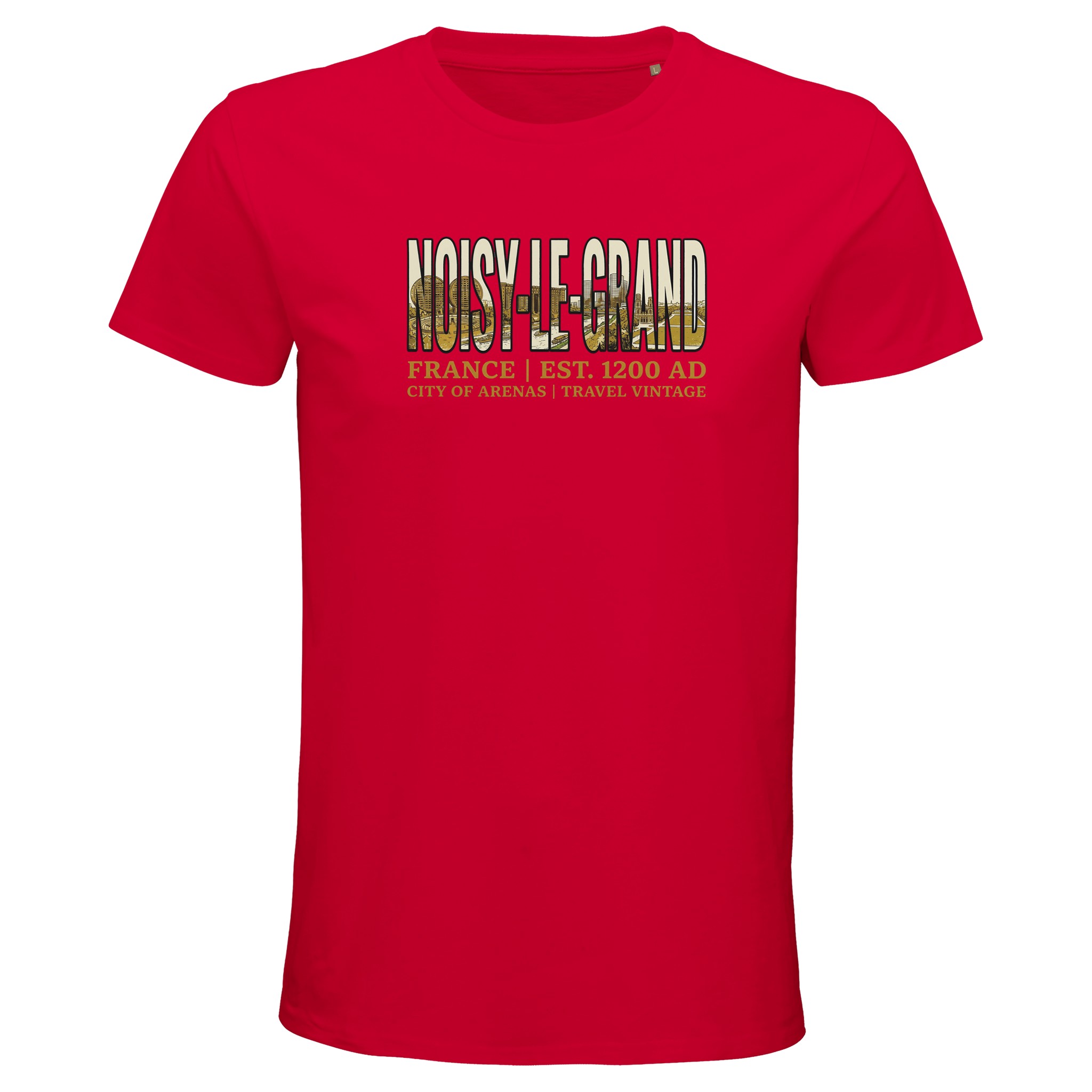 T-shirt Noisy-le-Grand homme bio ajusté T-shirt Noisy-le-Grand homme bio ajusté