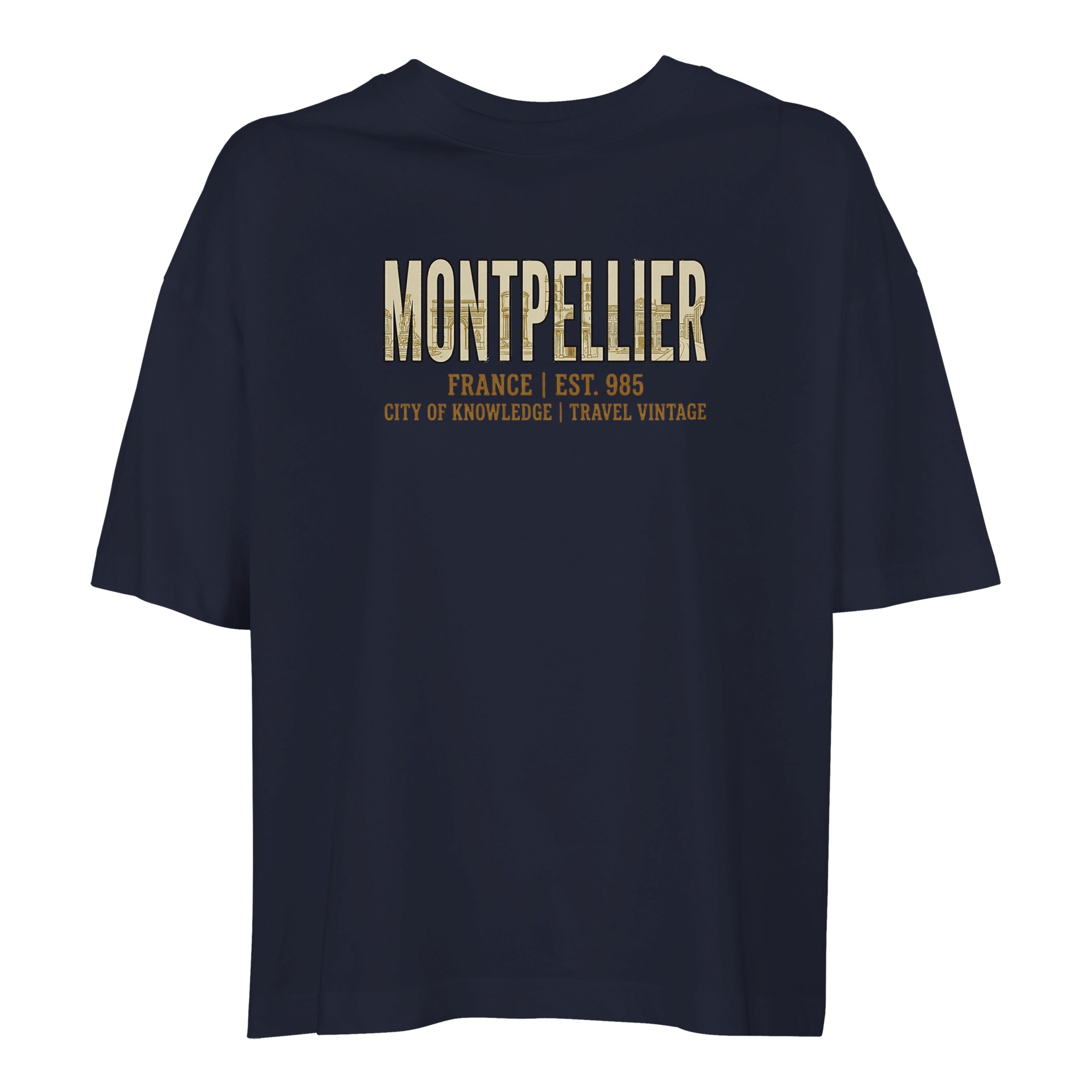 T-shirt Montpellier femme ample coton bio T-shirt Montpellier femme ample coton bio