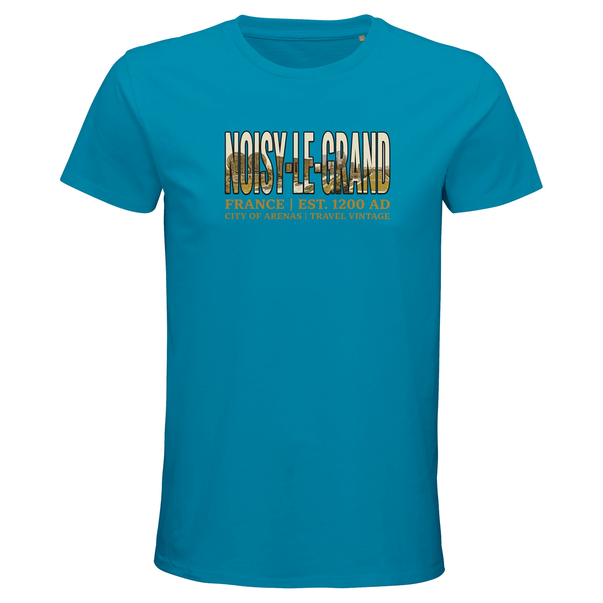 T-shirt Noisy-le-Grand homme bio ajusté T-shirt Noisy-le-Grand homme bio ajusté