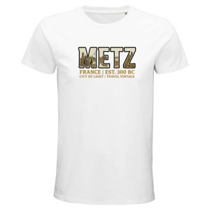 T-shirt Metz homme bio ajusté | Ville de Metz T-shirt Metz homme bio ajusté | Ville de Metz