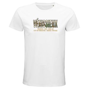 T-shirt Vénissieux homme bio ajusté ville française T-shirt Vénissieux homme bio ajusté ville française