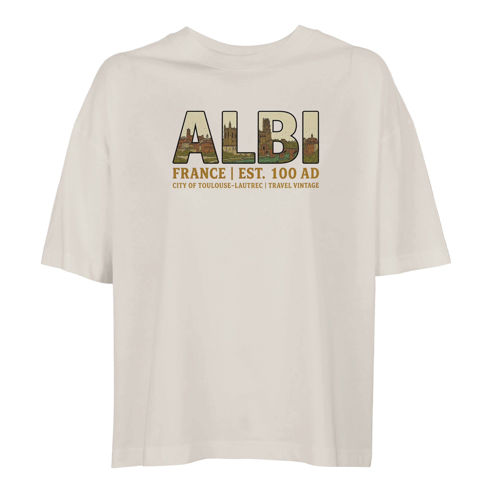 T-shirt Albi femme ample coton en conversion bio T-shirt Albi femme ample coton en conversion bio