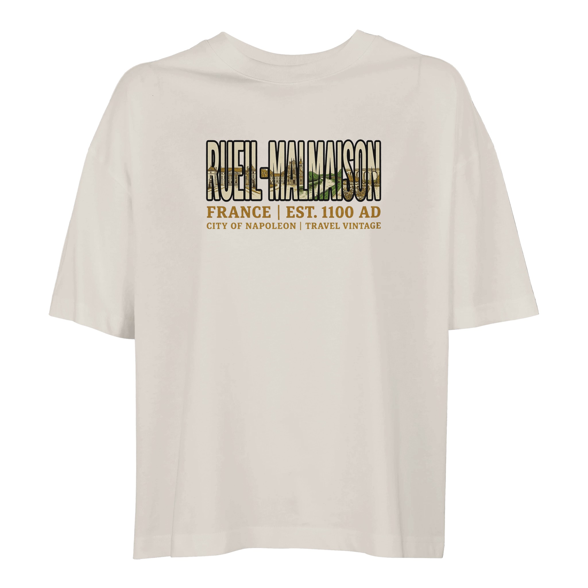T-shirt Rueil-Malmaison femme ample coton bio T-shirt Rueil-Malmaison femme ample coton bio
