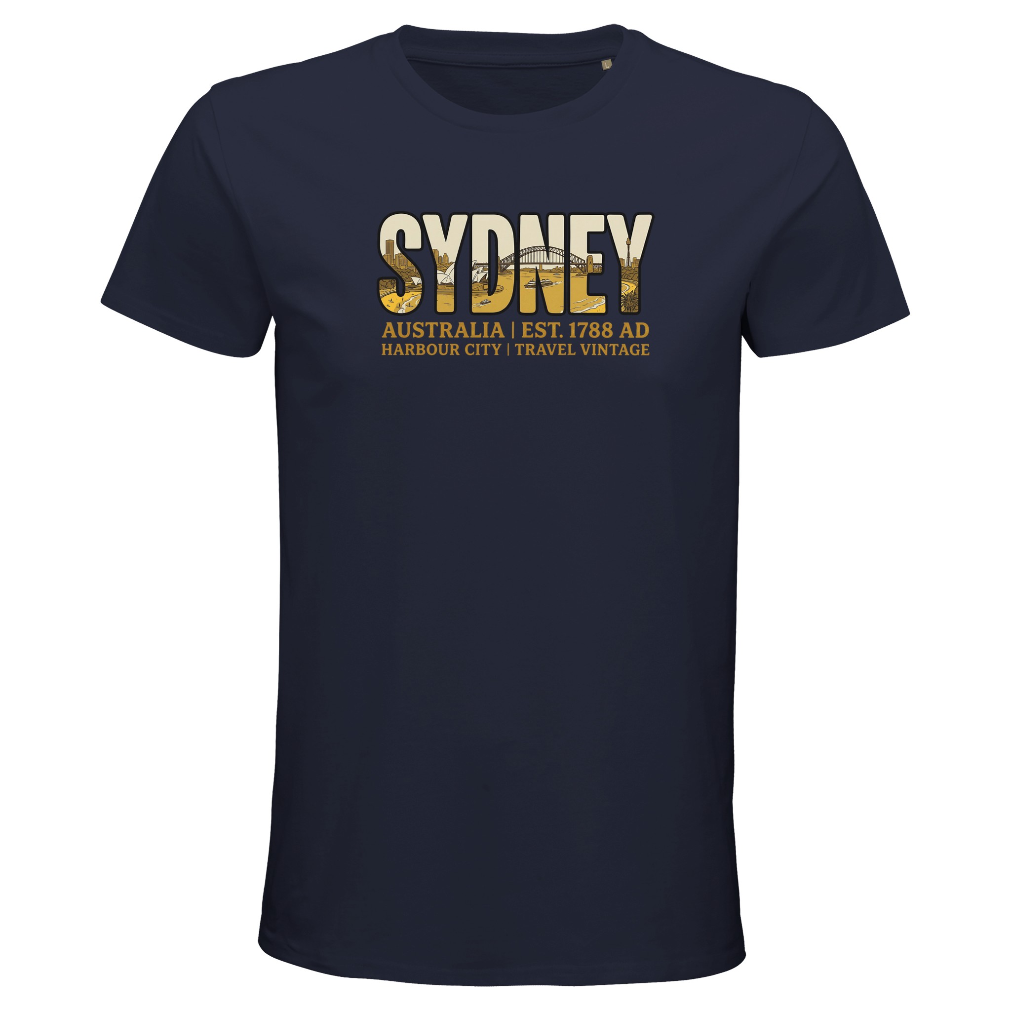 T-shirt Sydney homme bio ajusté Harbour City T-shirt Sydney homme bio ajusté Harbour City