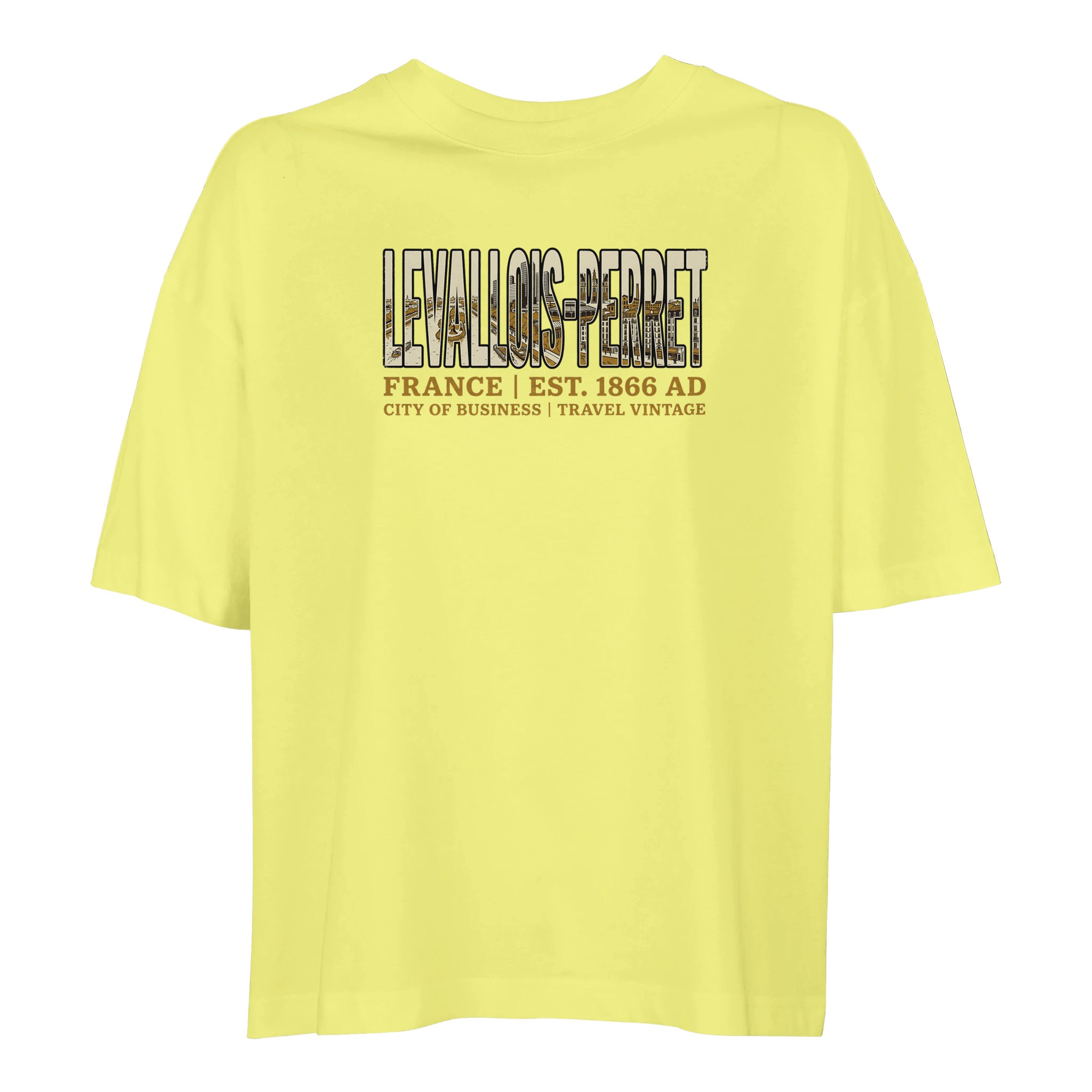T-shirt Levallois-Perret femme ample coton bio T-shirt Levallois-Perret femme ample coton bio