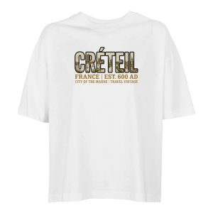T-shirt Créteil femme ample coton bio ville tendance T-shirt Créteil femme ample coton bio ville tendance