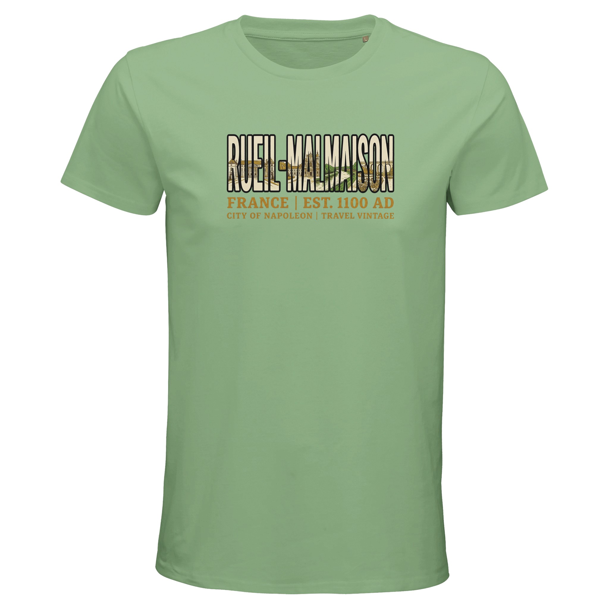 T-shirt Rueil-Malmaison homme bio ajusté ville T-shirt Rueil-Malmaison homme bio ajusté ville