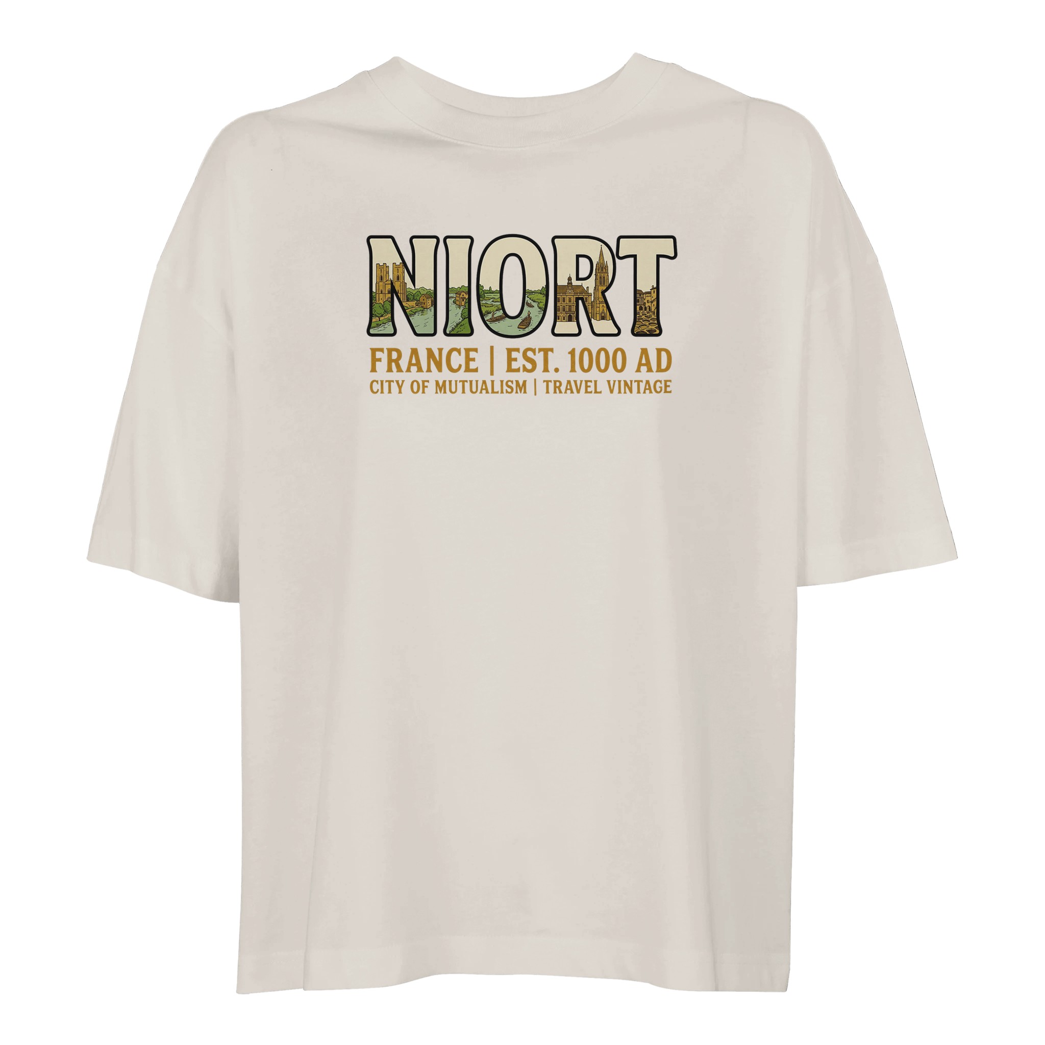 T-shirt Niort femme ample coton bio conversion T-shirt Niort femme ample coton bio conversion