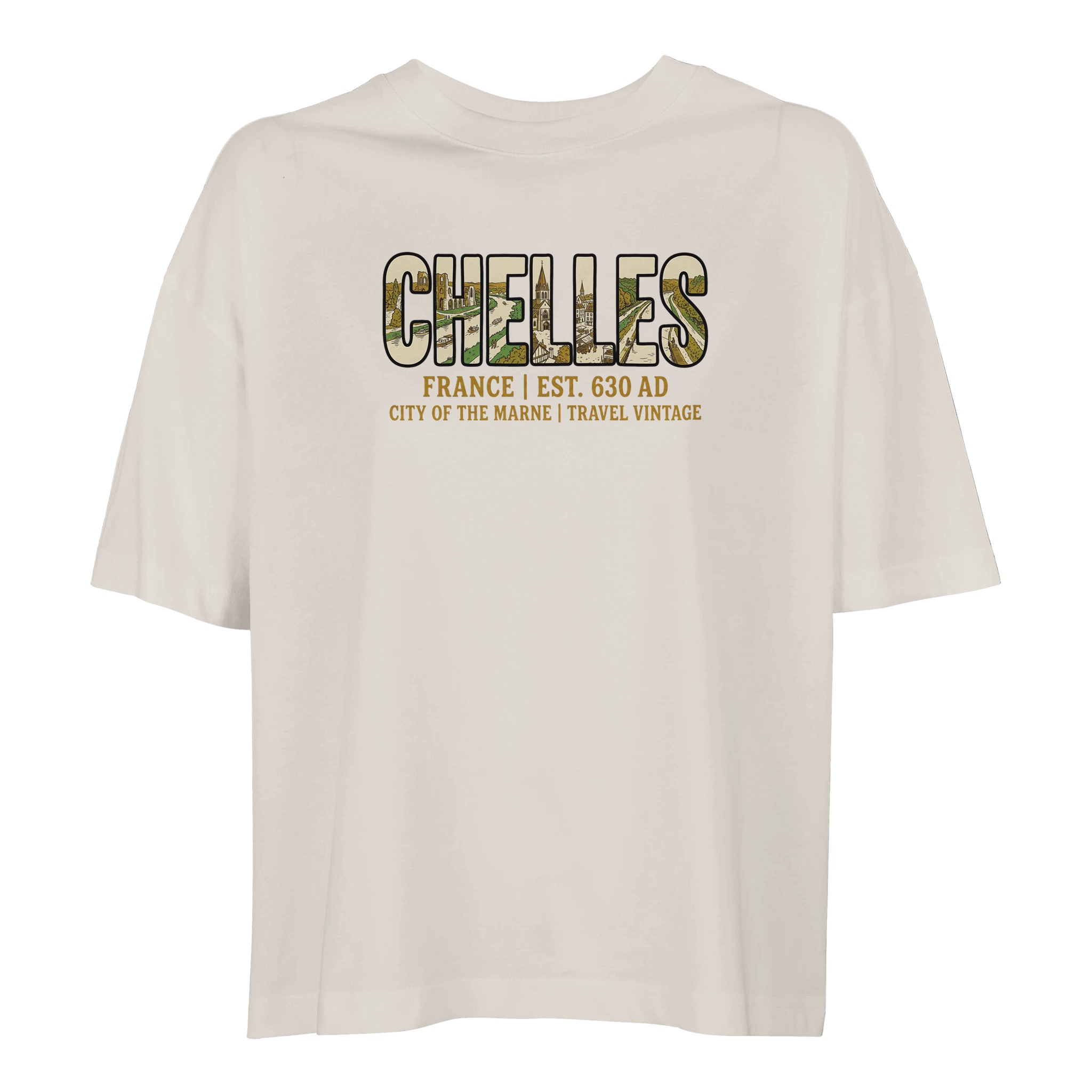 T-shirt Chelles femme ample coton bio ville tendance T-shirt Chelles femme ample coton bio ville tendance