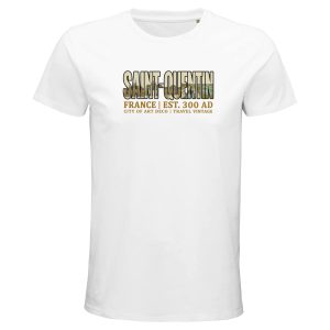 T-shirt Saint-Quentin homme bio ajusté T-shirt Saint-Quentin homme bio ajusté