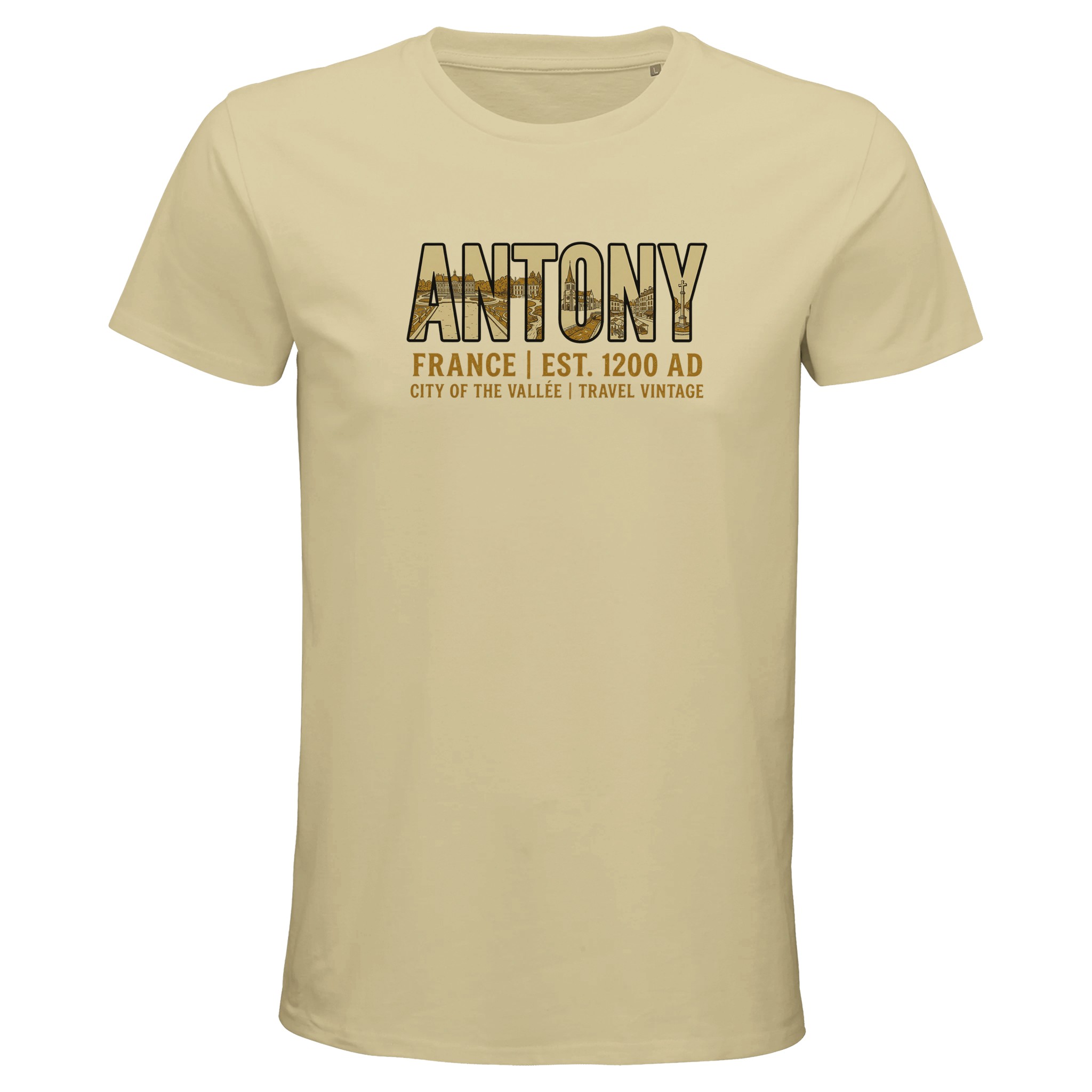 T-shirt Antony homme bio ajusté ville premium T-shirt Antony homme bio ajusté ville premium