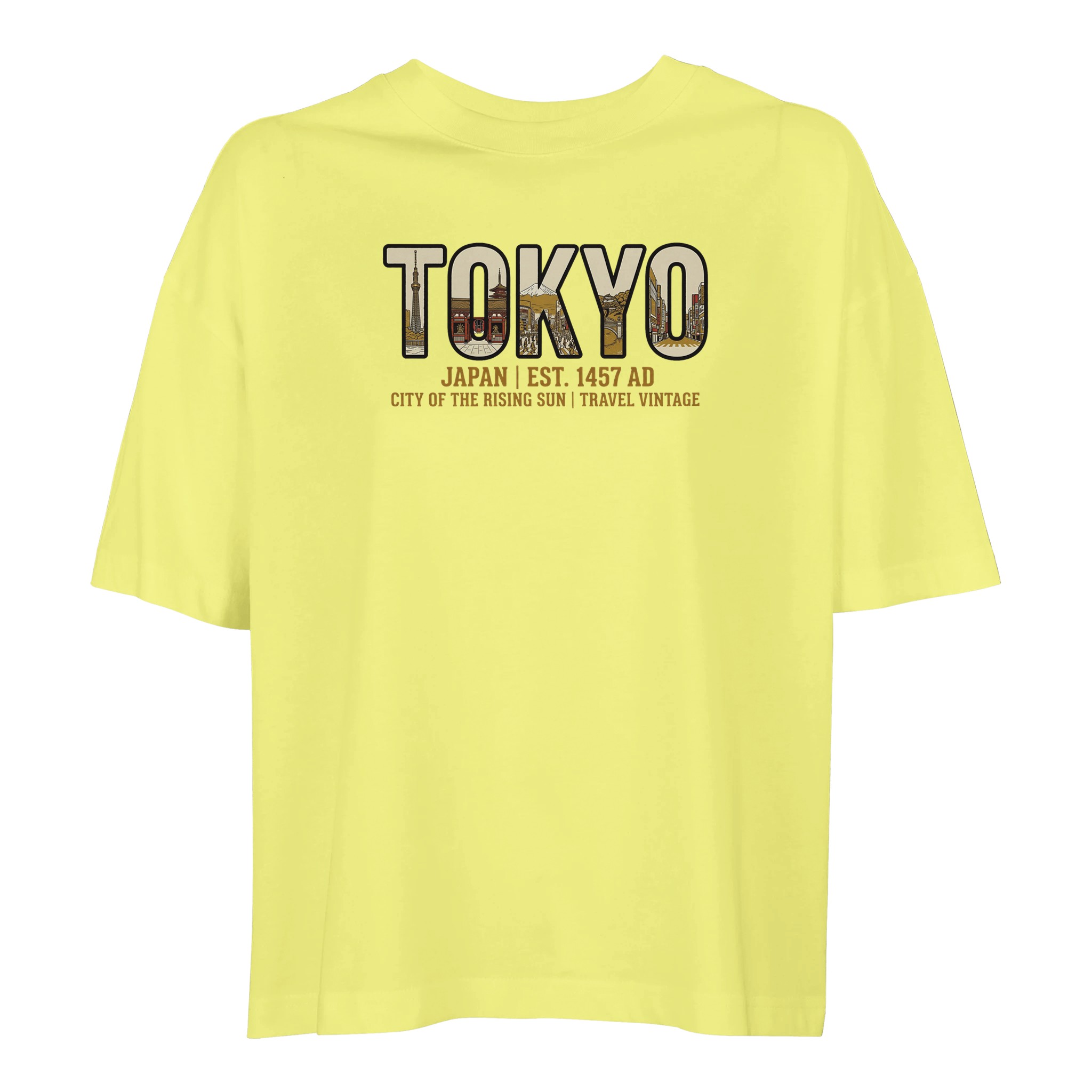 T-shirt Tokyo femme ample coton bio conversion T-shirt Tokyo femme ample coton bio conversion