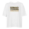 T-shirt Clermont-Ferrand femme ample coton bio