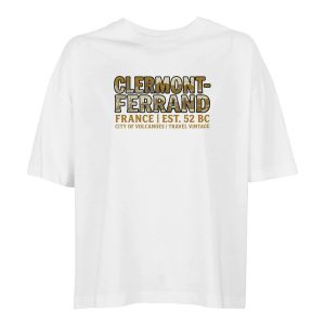 T-shirt Clermont-Ferrand femme ample coton bio T-shirt Clermont-Ferrand femme ample coton bio