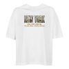 T-shirt New York femme ample coton bio conversion