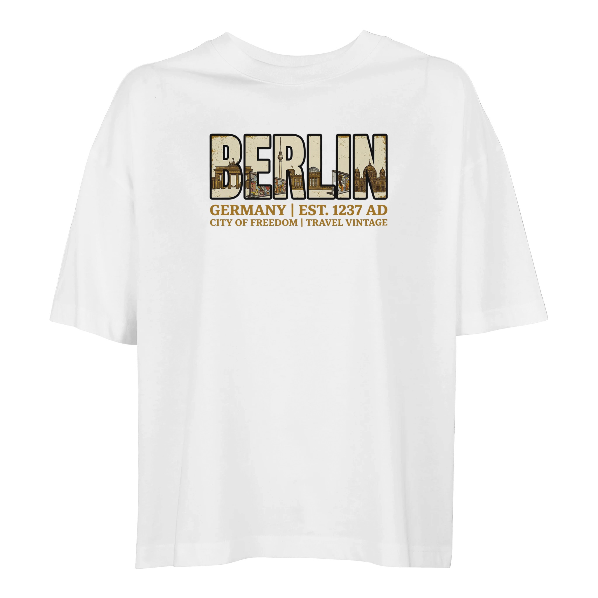 T-shirt Berlin femme ample coton en conversion bio T-shirt Berlin femme ample coton en conversion bio