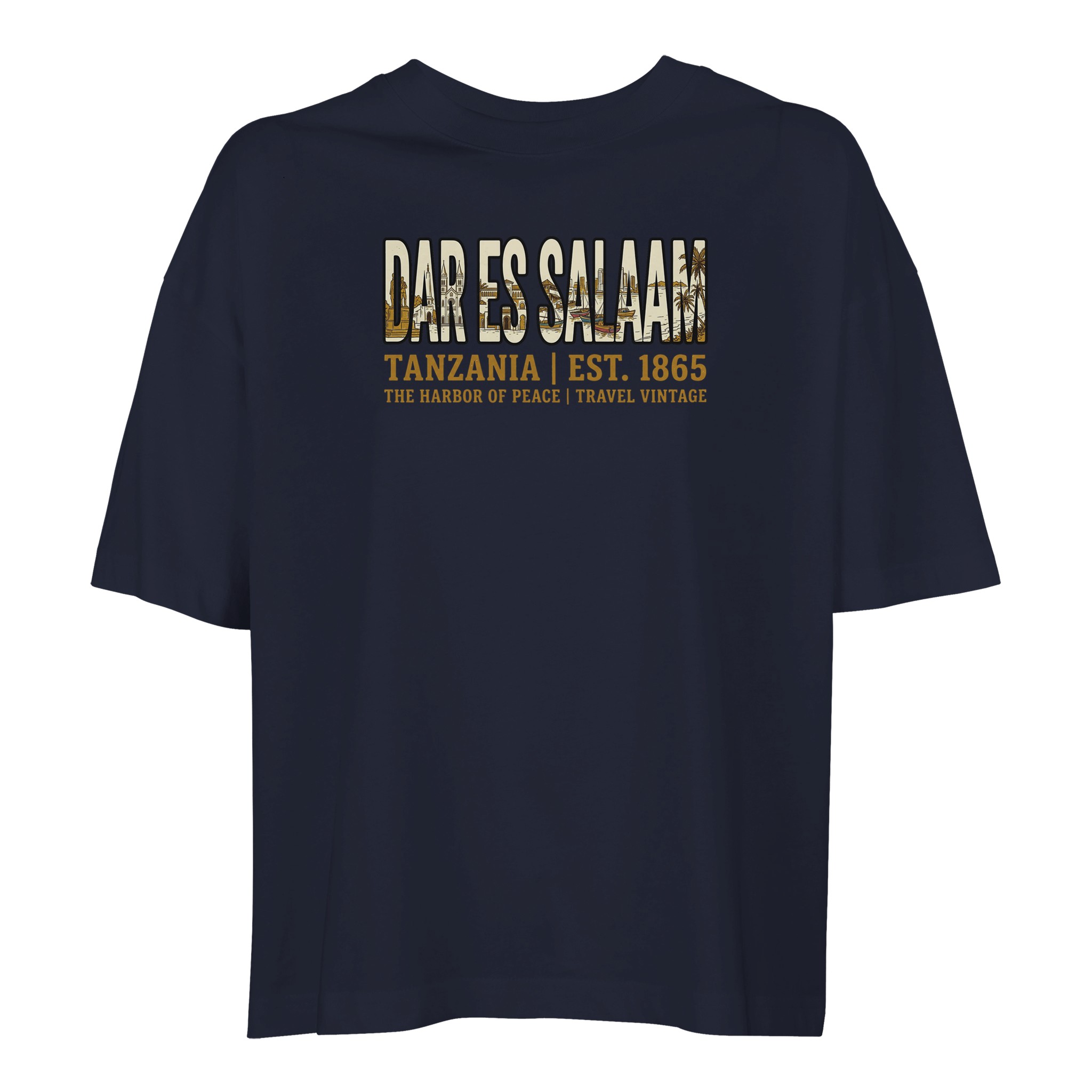 T-shirt Dar es Salaam femme ample coton bio T-shirt Dar es Salaam femme ample coton bio