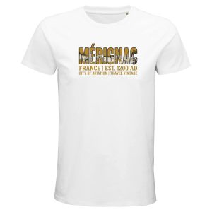 T-shirt Mérignac homme bio ajusté ville aviation T-shirt Mérignac homme bio ajusté ville aviation