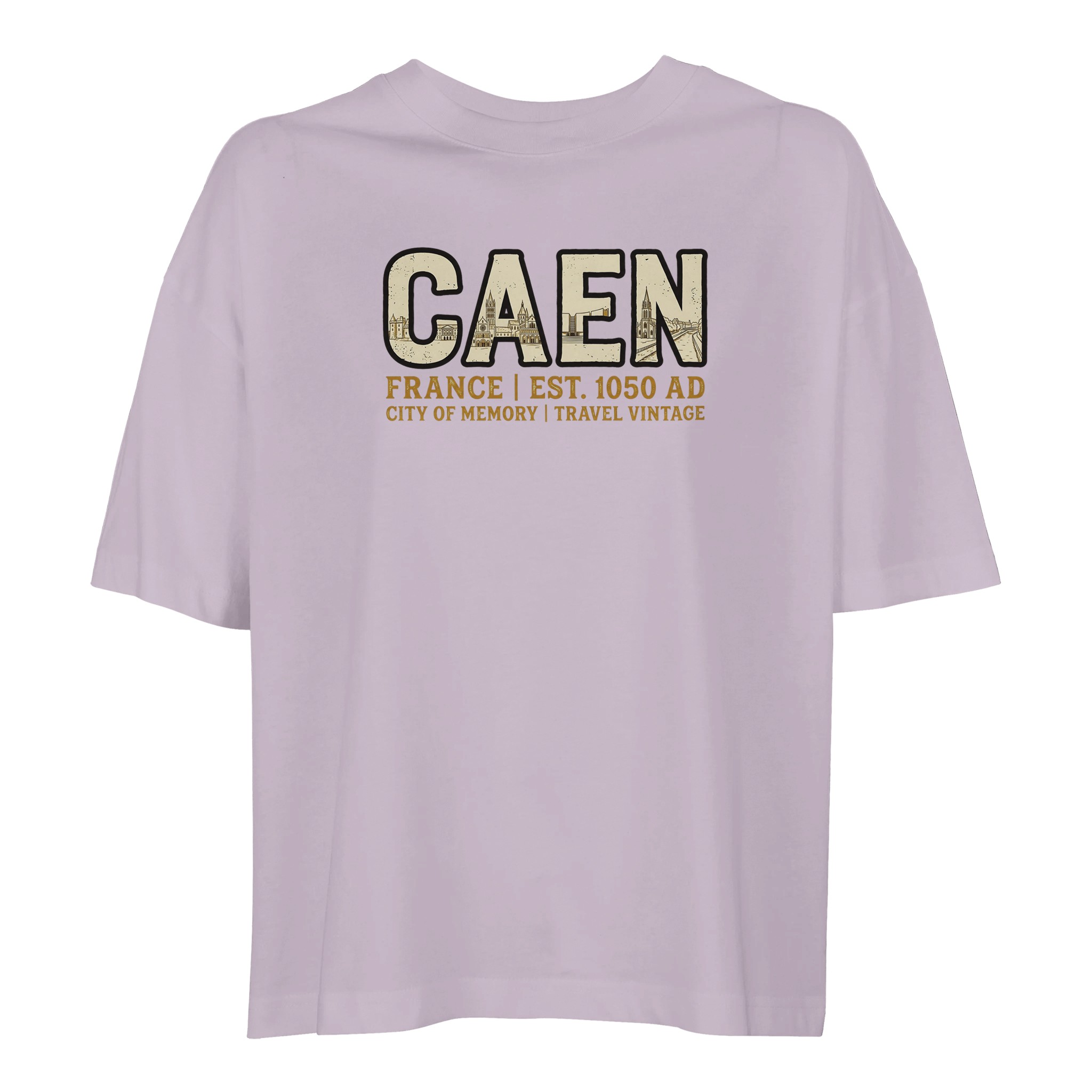 T-shirt Caen femme ample coton bio ville T-shirt Caen femme ample coton bio ville