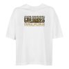 T-shirt Colombes femme ample coton bio ville