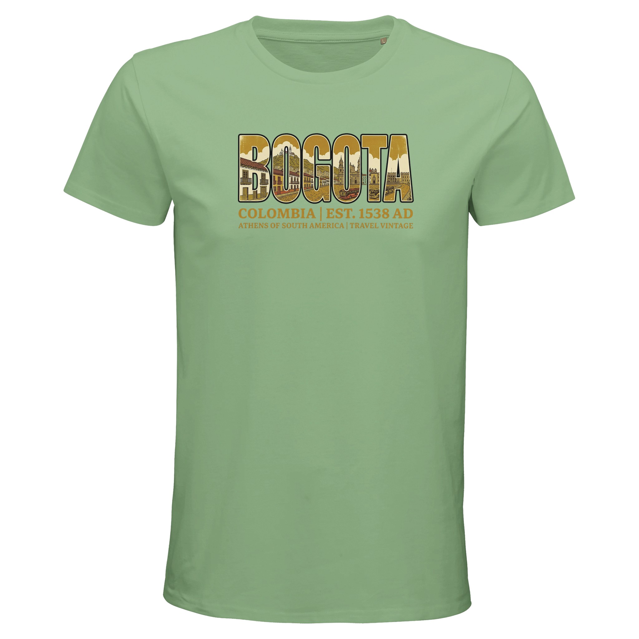 T-shirt Bogota homme bio ajusté T-shirt Bogota homme bio ajusté
