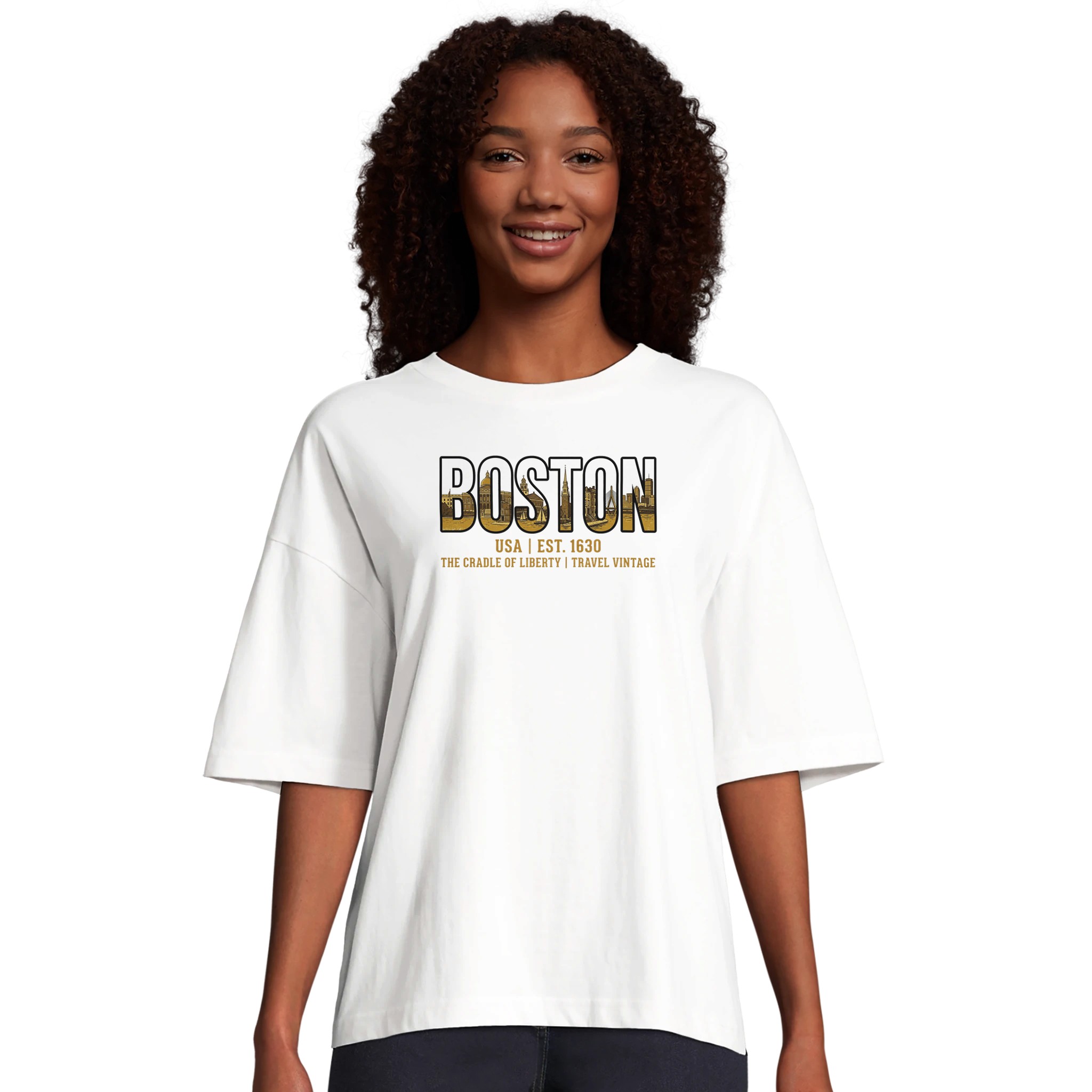T-shirt Boston femme ample coton en conversion bio T-shirt Boston femme ample coton en conversion bio, photo 11