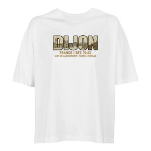 T-shirt Dijon femme ample coton bio ville tendance T-shirt Dijon femme ample coton bio ville tendance
