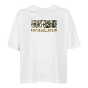 T-shirt Neuilly-sur-Seine femme ample coton bio T-shirt Neuilly-sur-Seine femme ample coton bio