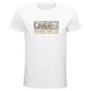 T-shirt Cannes homme bio ajusté ville Côte dAzur