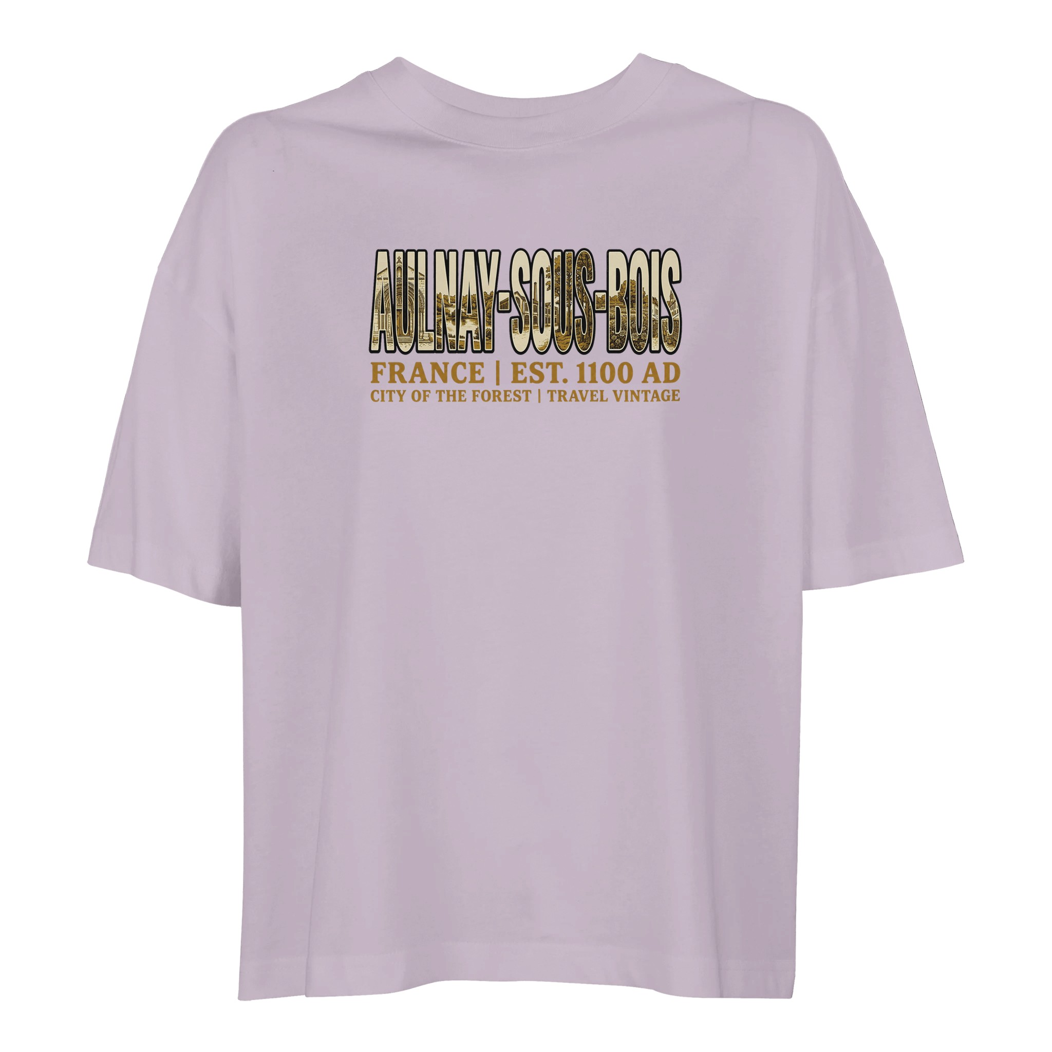 T-shirt Aulnay-sous-Bois femme ample coton bio T-shirt Aulnay-sous-Bois femme ample coton bio