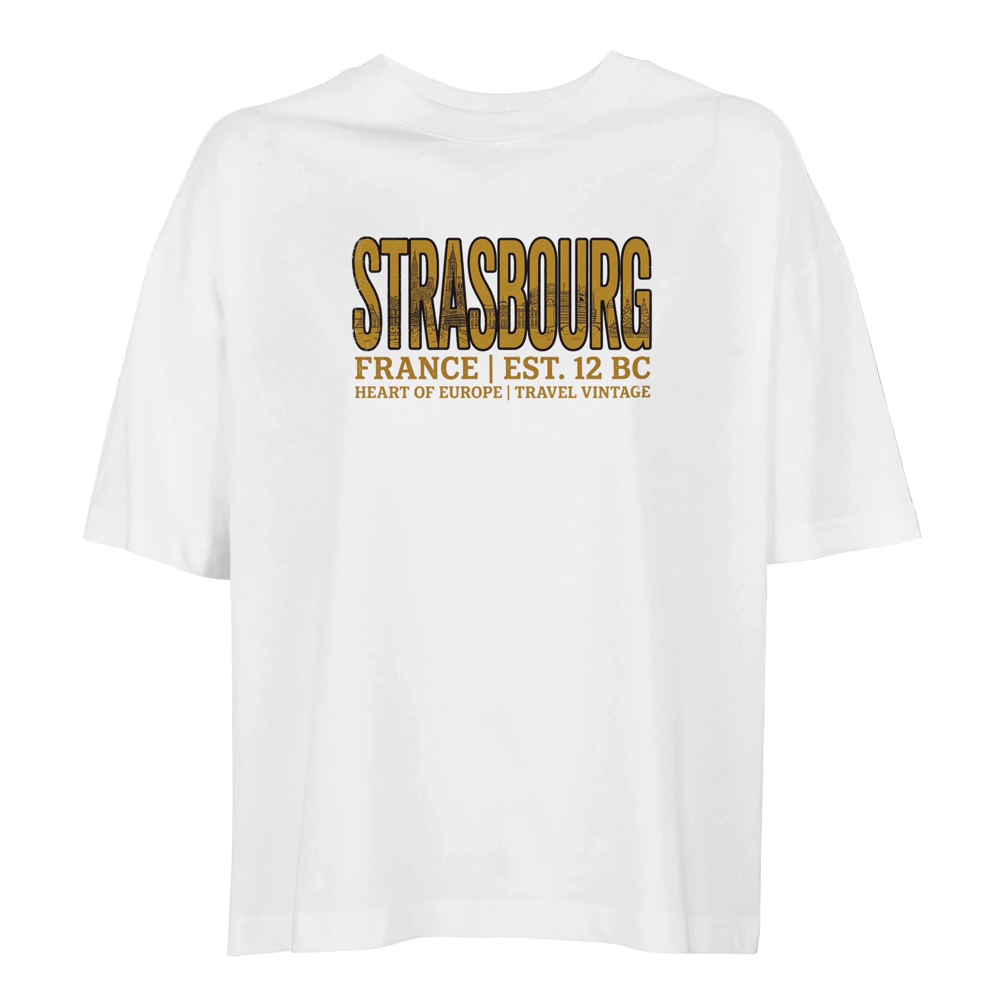 T-shirt Strasbourg femme ample coton bio T-shirt Strasbourg femme ample coton bio