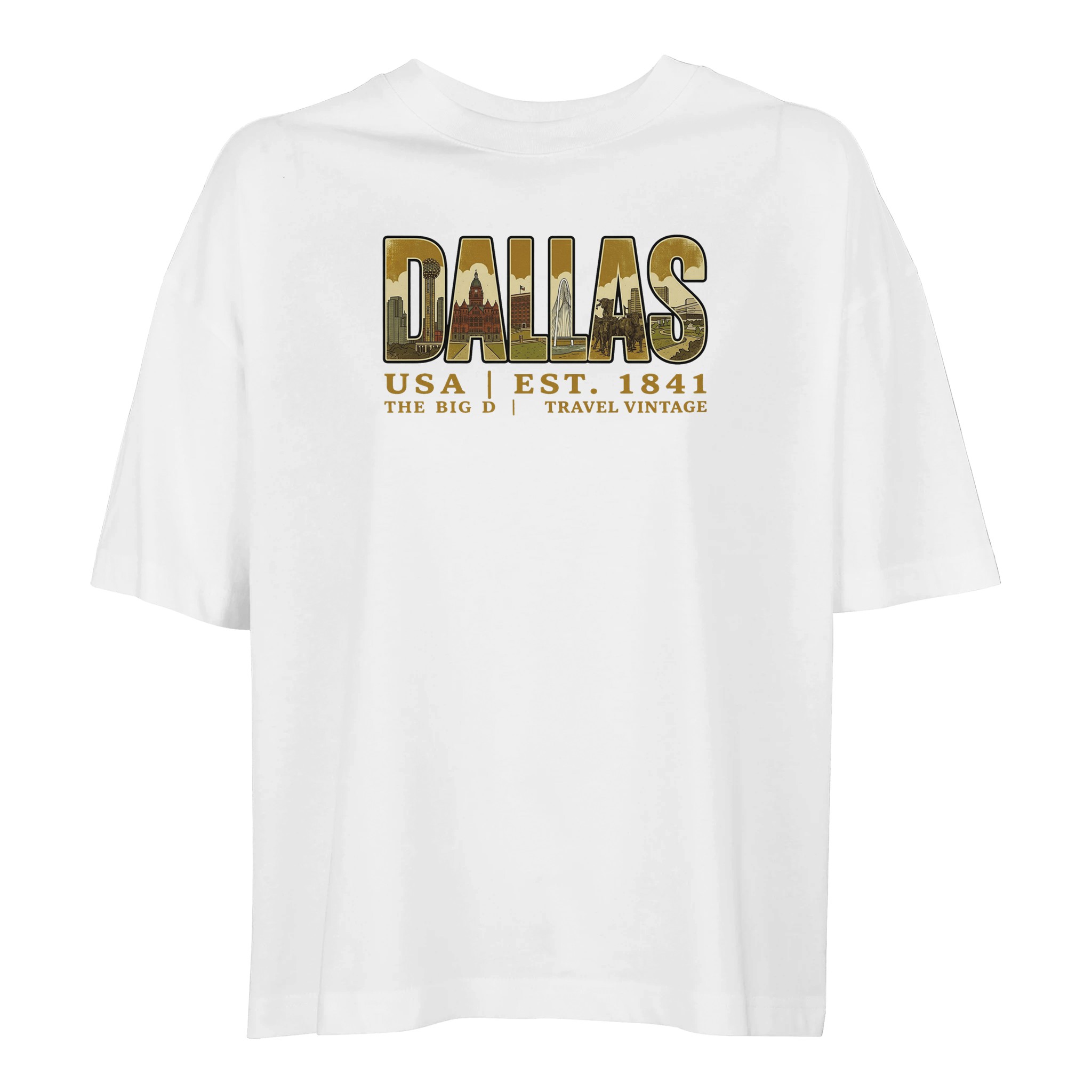 T-shirt Dallas femme ample coton bio conversion T-shirt Dallas femme ample coton bio conversion