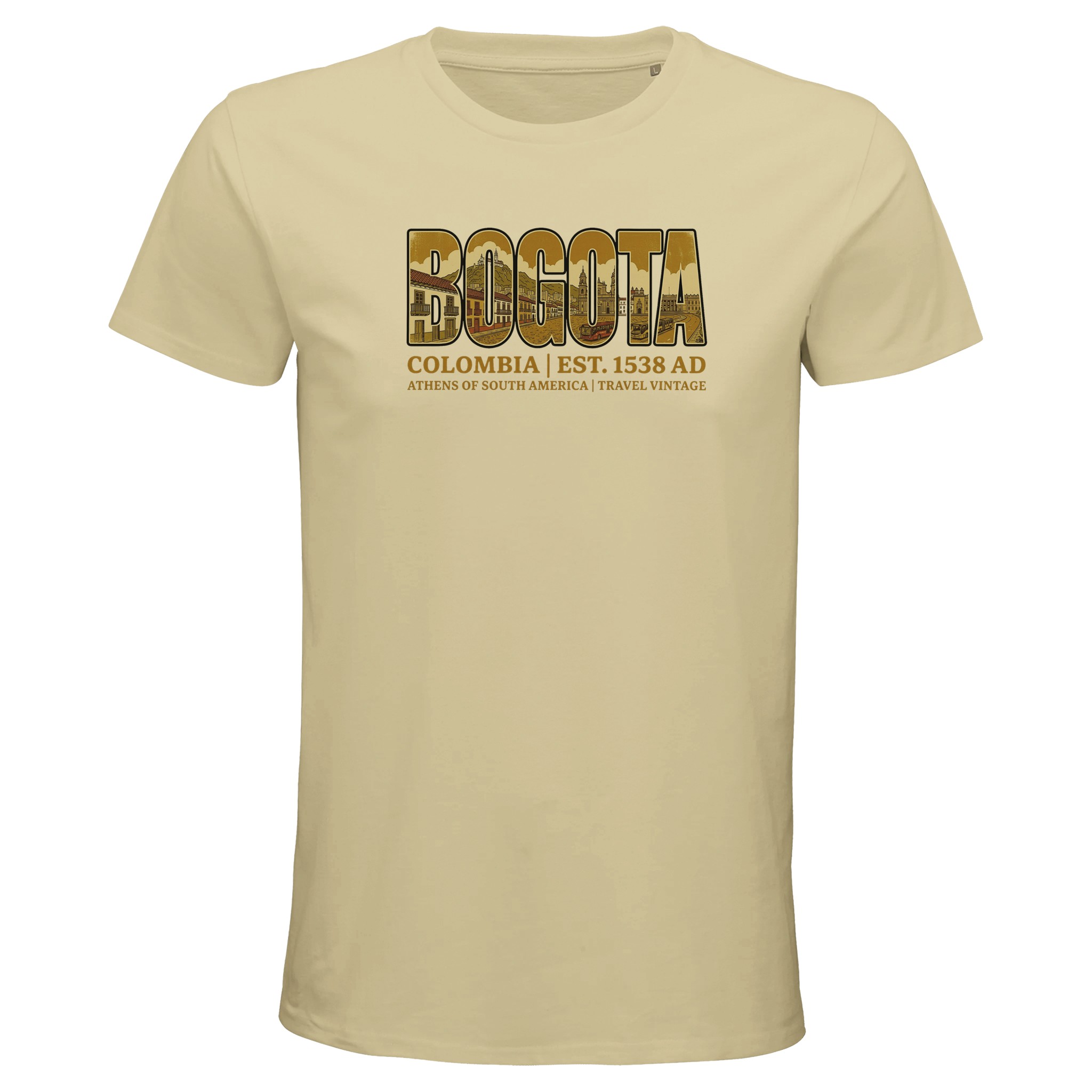 T-shirt Bogota homme bio ajusté T-shirt Bogota homme bio ajusté