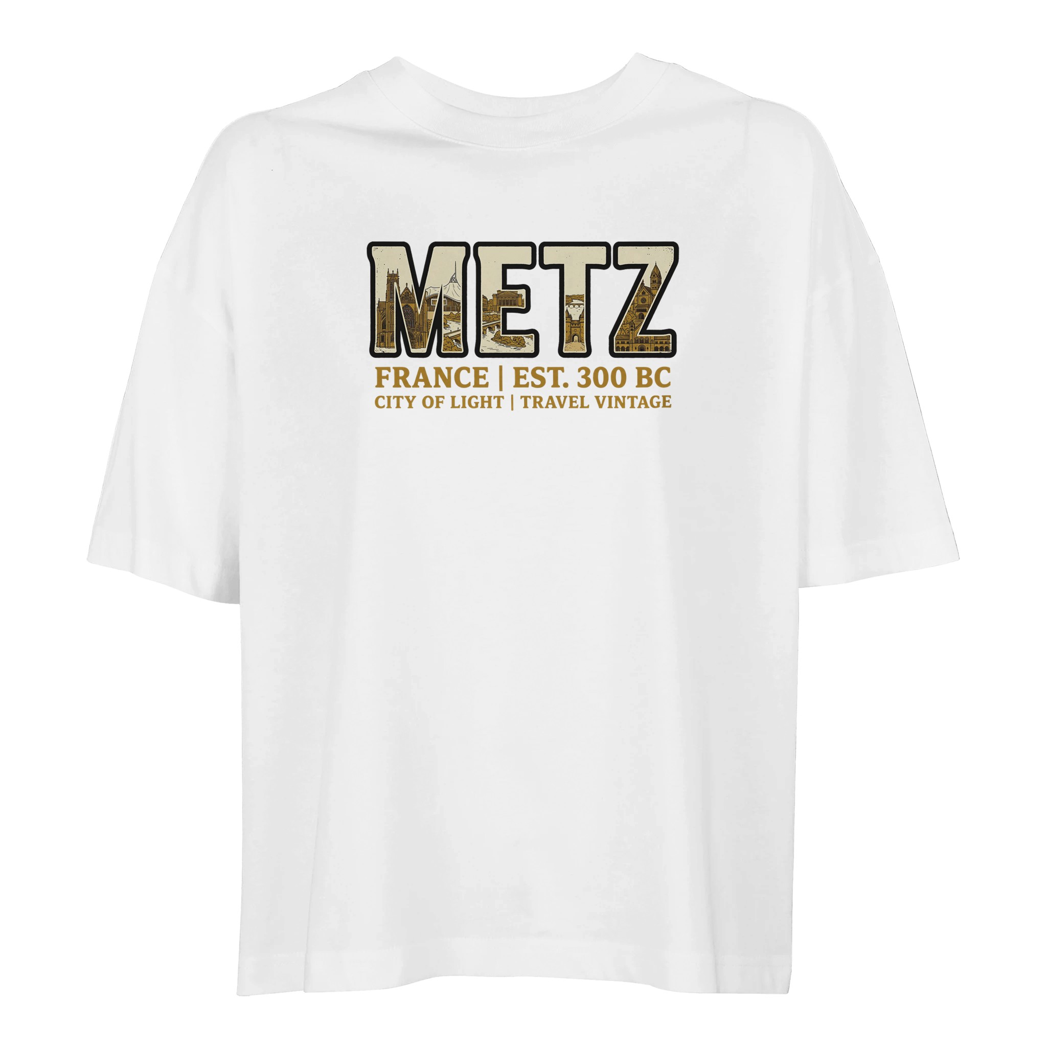 T-shirt Metz femme ample coton bio conversion T-shirt Metz femme ample coton bio conversion